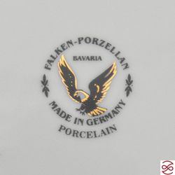 Набор глубоких тарелок 23 см Falkenporzellan Constanza cream - Primavera Gold