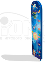 Ростомер детский уличный двусторонний Космос для игровых площадок