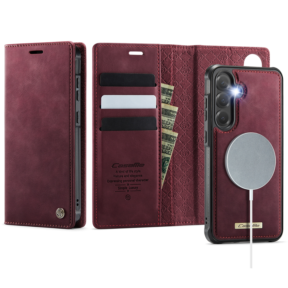 Чехол-кошелек CaseMe 2 in 1 MagSafe Samsung Galaxy S25+