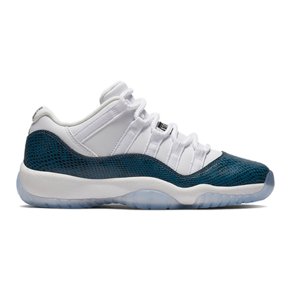 Кроссовки Air Jordan 11 Low Navy Snakeskin GS