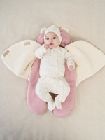 Конверт-звездочка "Пудра" с прорезями для ремней безопасности