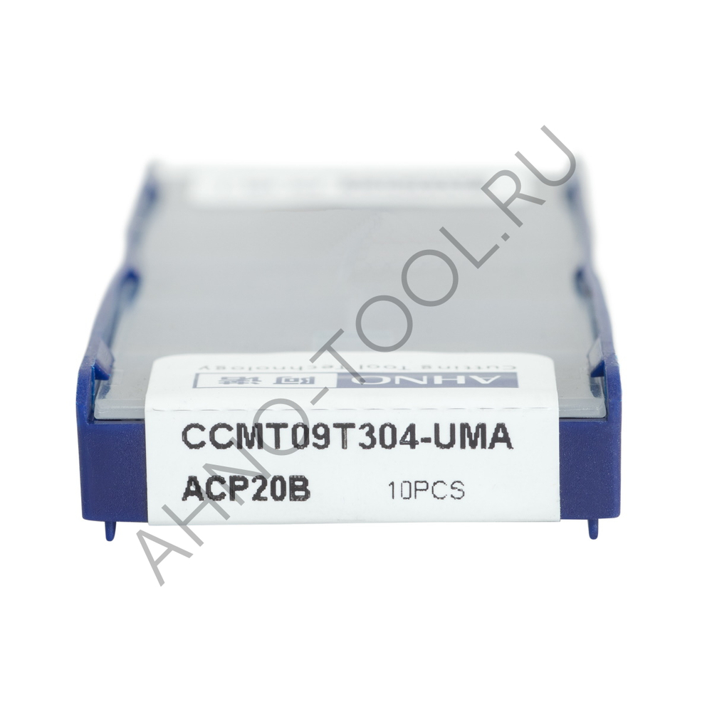 Пластина твердосплавная ISO CCMT09T304-UMA ACP20B AHNO по стали, получистовая