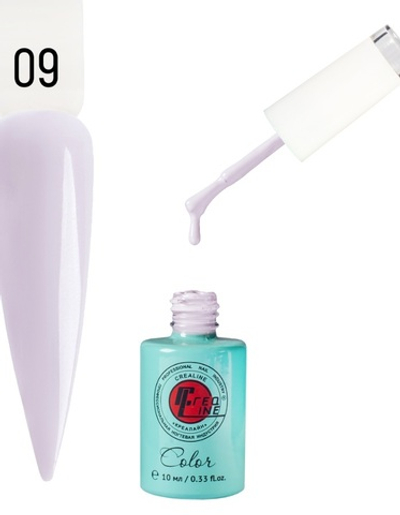 Гель-лак UV тон 009 голубой лед 10 мл