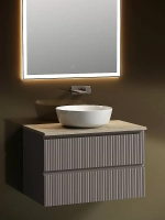 Тумба с раковиной Sancos SNOB T 80 со столешницей, Doha Soft