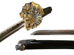 Art Gladius Вакидзаси "Дракон пожирающий змею"