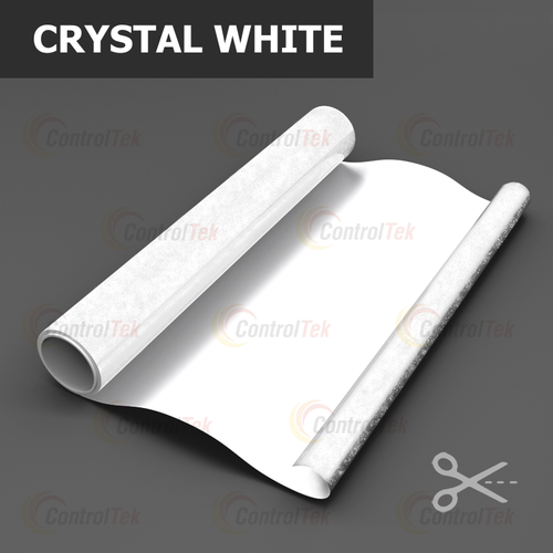 Пленка для окон декоративная CRYSTAL WHITE ControlTek, на отрез (ширина рулона 1,22 м.)