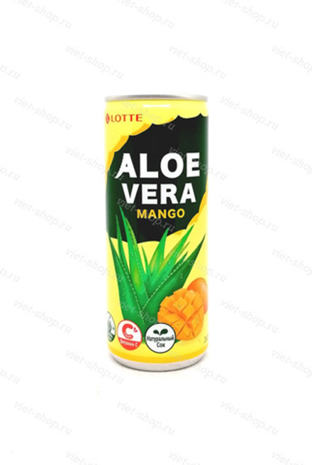 Напиток негазированный Aloe Vera Mango, Lotte, 240 мл.