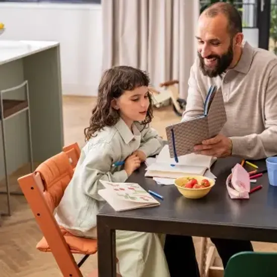 Стульчик для кормления STOKKE Tripp Trapp комплект 4 в 1 (Terracotta)