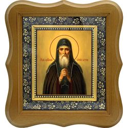 Сисой Печерский Преподобный схимонах. Икона на холсте.