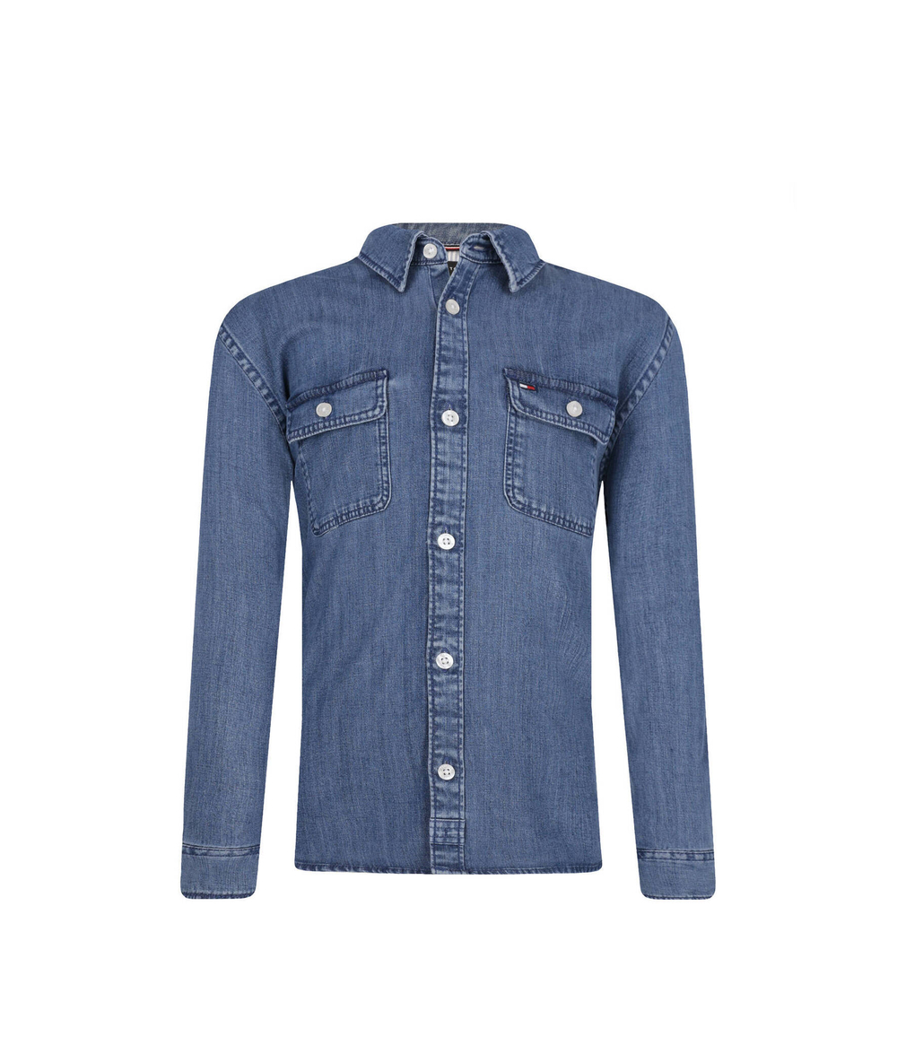 Рубашка Tommy Hilfiger - голубой(KB0KB08519)