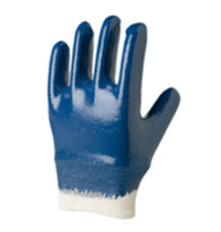 Подкладка из хлопкового интерлока, вязанная манжета, полное нитриловое покрытие