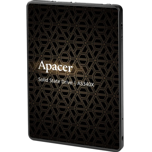 Жесткий диск SSD 2.5" 240Gb Apacer AS340X PANTHER, 550/520MBs, 75000 IPOS, 3D TLC, SATA-III (AP240GAS340XC-1)