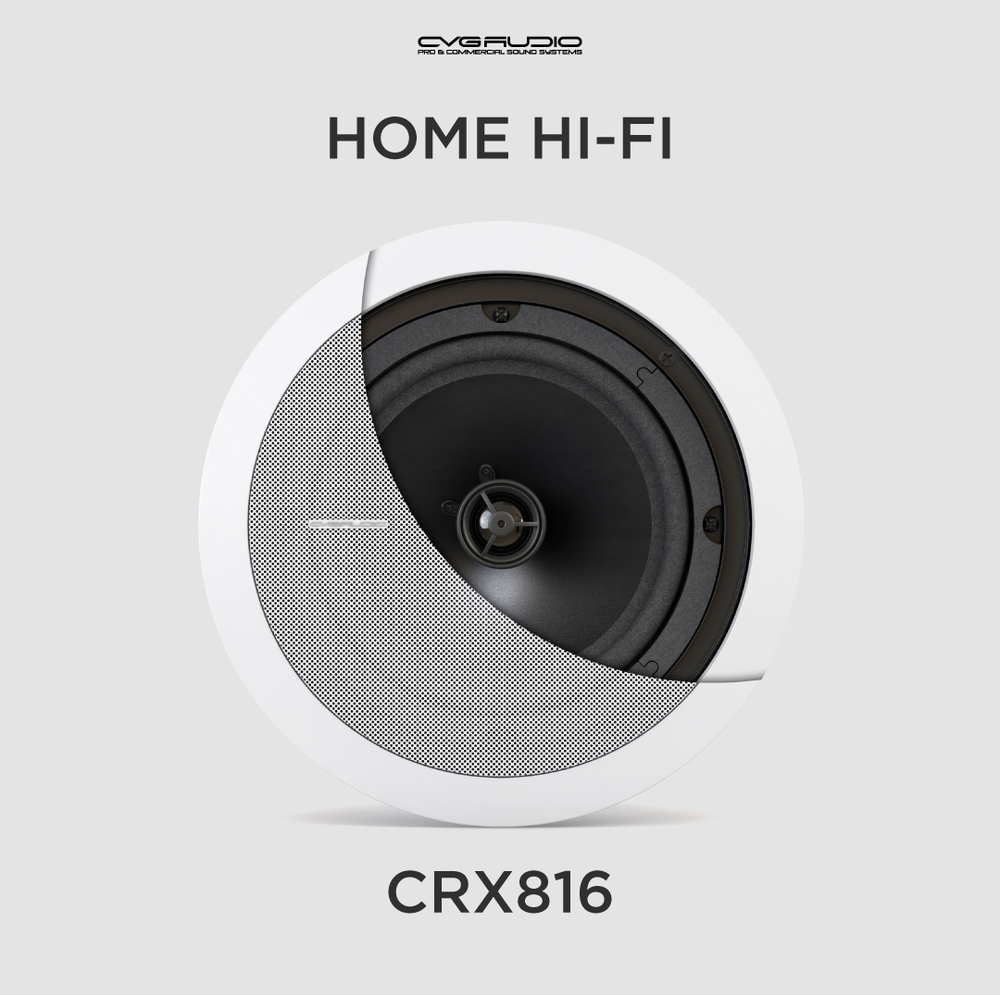 CVGAUDIO CRX816 Двухполосная коаксиальная встраиваемая в потолок акустическая система