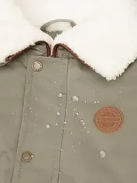 Парка демисезонная с меховым воротником "Ельник"