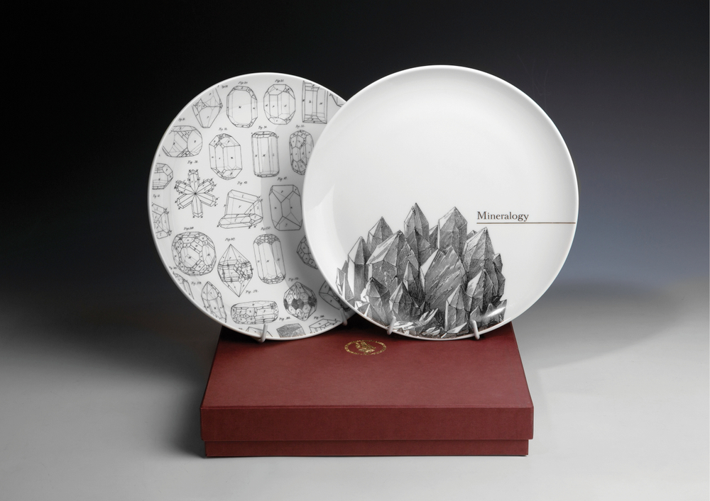 Подарочный набор тарелок "Минералогия"