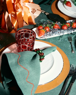 Стакан глазурный Cannage Красный