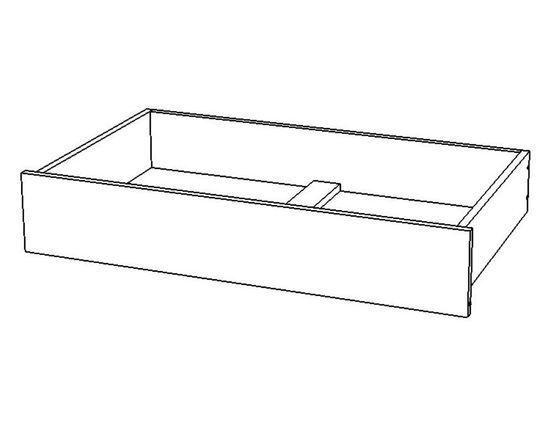 Ящик ИСЛАНДИЯ 1800 /898*162*516/ левый анкор темный / анкор светлый