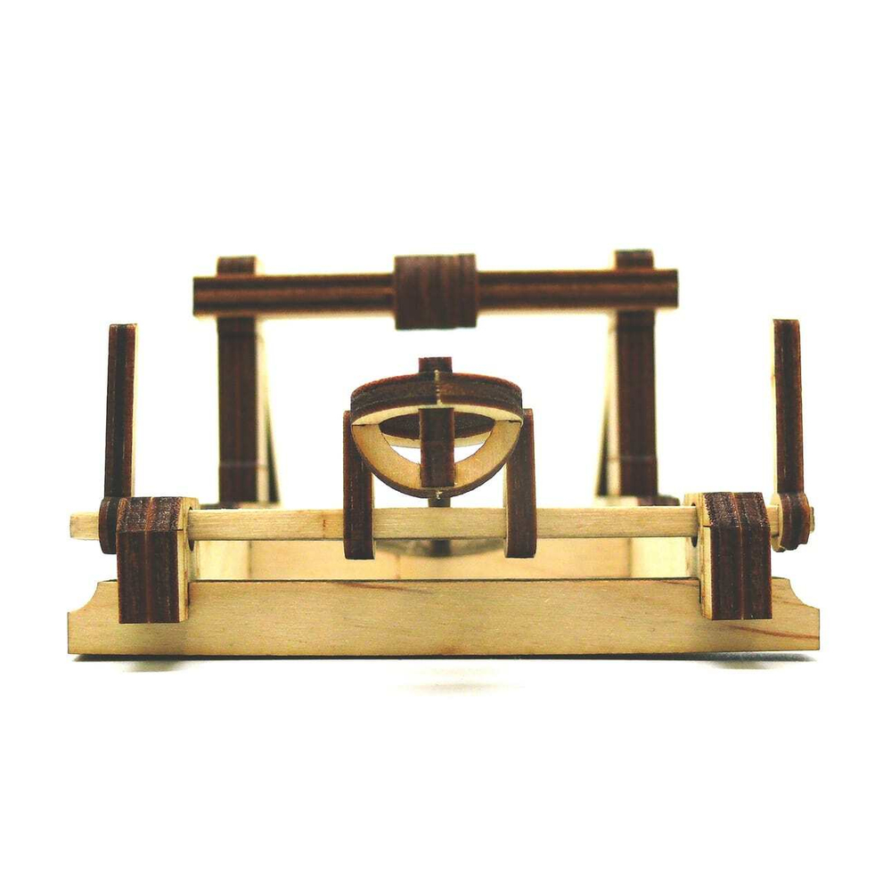 Катапульта "Онагр" (Armarika) - Деревянный конструктор, сборная модель, 3d пазл, моделирование, моделизм, древний Рим