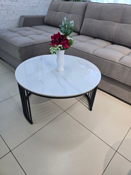 Стол журнальный круглый большой