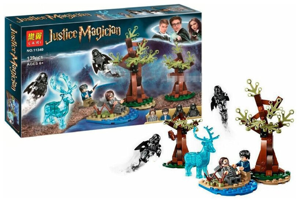 Конструктор Justice Magician Гарри Поттер "Экспекто Патронум" 11340, 139 дет.