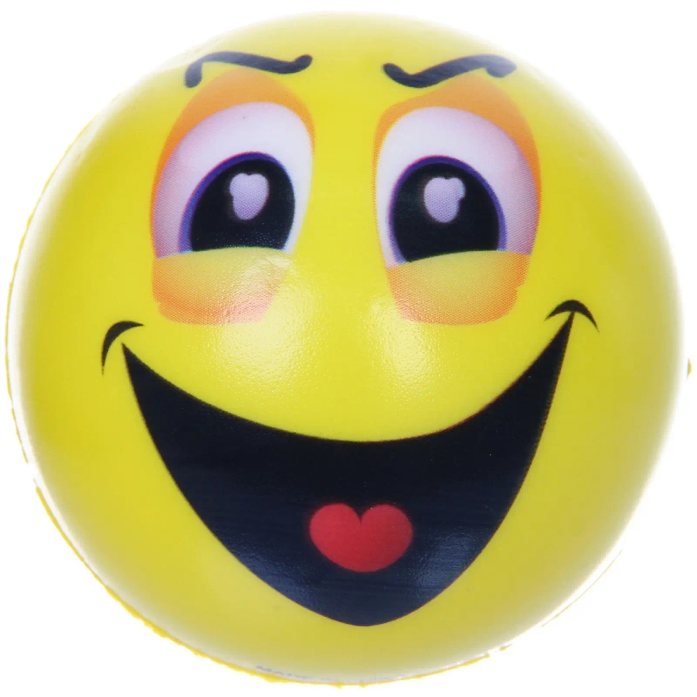 Мяч 7,6 см «Смайл» (антистресс), микс СТИКЕР НА ВЛОЖЕНИЕ