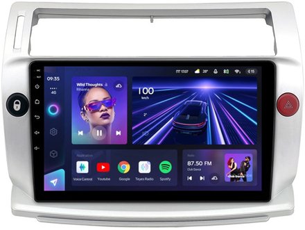 Магнитола для Citroen C4 2004-2011 - Teyes CC3 Android 10, ТОП процессор, 4/32 Гб, CarPlay, SIM-слот