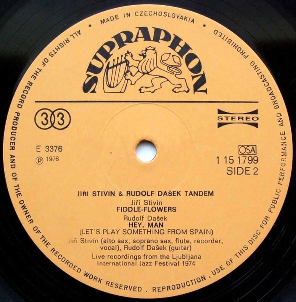 Jiri Stivin & Rudolf Dasek / Tandem (LP)