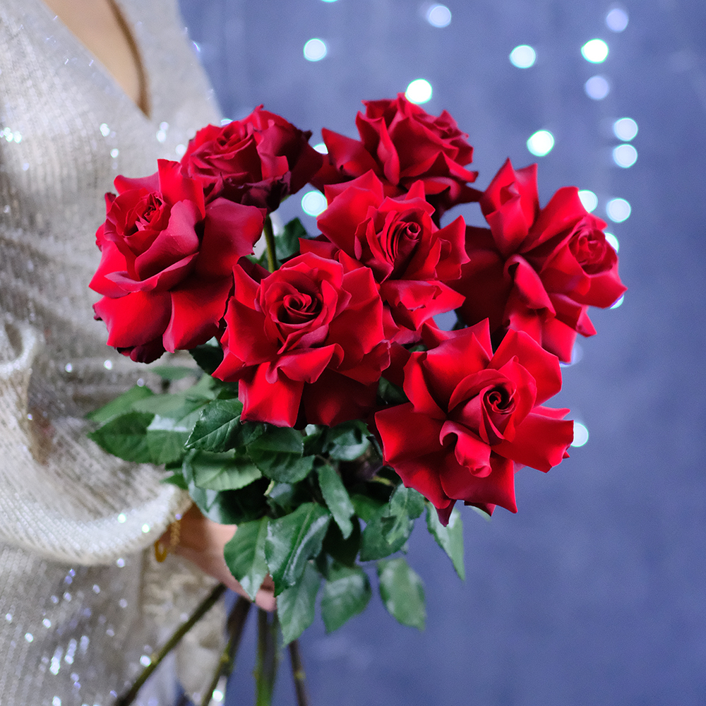 Букет французских роз Red