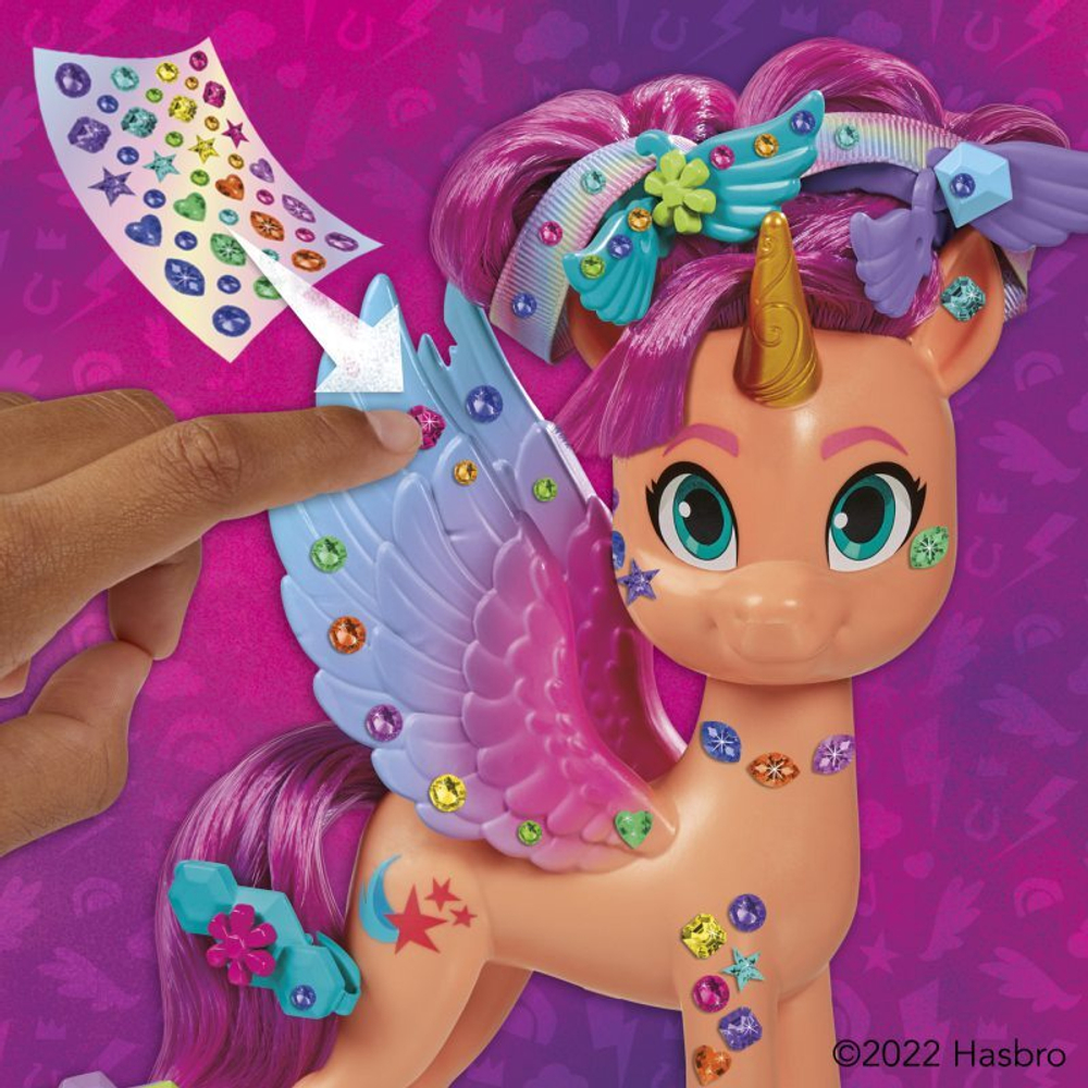 My Little Pony - Солнечная пони с модной лентой + 17 аксессуаров F3873