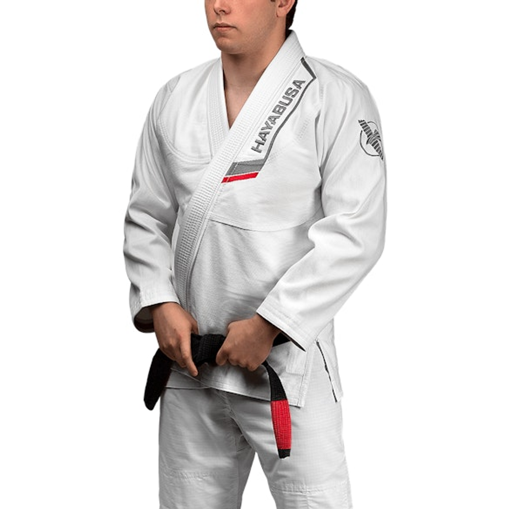 Кимоно Hayabusa Warrior Gold Weave - White