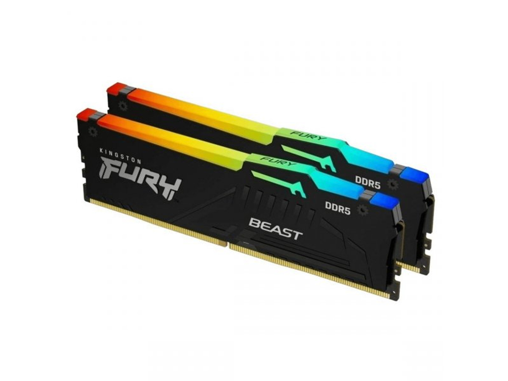Оперативная память Kingston KF564C32BBAK2-32, DDR5 2х 32ГБ 6400 МГц, DIMM, RTL