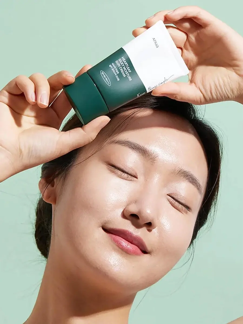 Anua Солнцезащитный крем с экстрактом хауттюйнии SPF50 Heartleaf Silky Moisture Sunscreen 50 мл