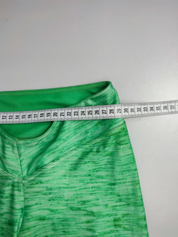 Леггинсы зелено-белые на 12-13 лет