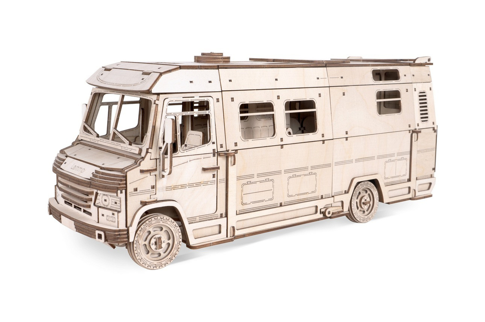 Автодом-кемпер ''Пикник'' или дом на колёсах с мебелью от Lemmo - Деревянный конструктор, 3D пазл, сборная модель