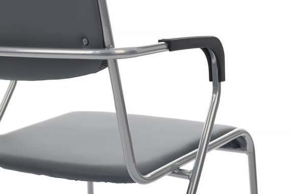 Кресло Nix Plus RCH OMKL-03 Серый/Металл окрашенный Хром