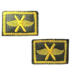 Нашивка петличная на липучке ВВС фон Олива