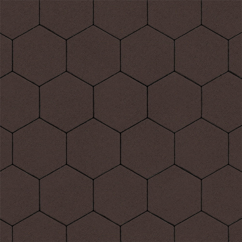 Тротуарная плитка СОТЫ - Стандарт Коричневый