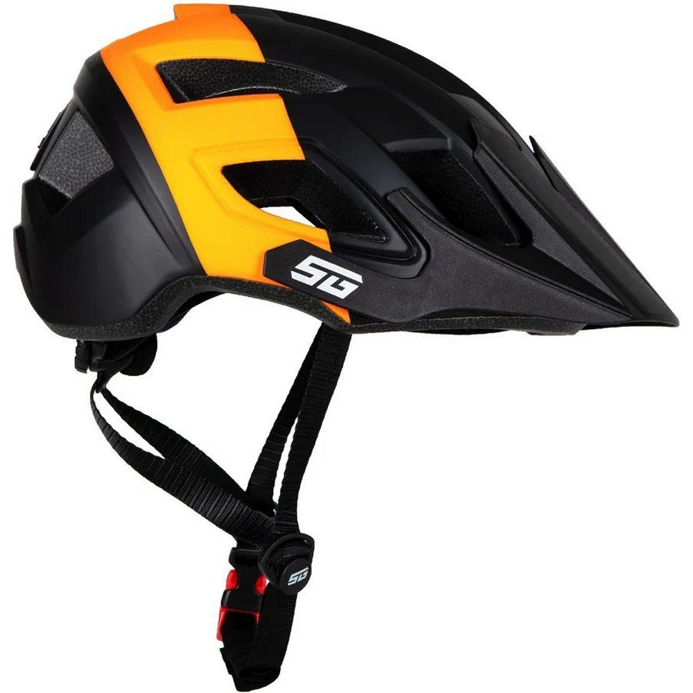 Шлем STG TS-39, L (58-61 см), черный с оранжевым
