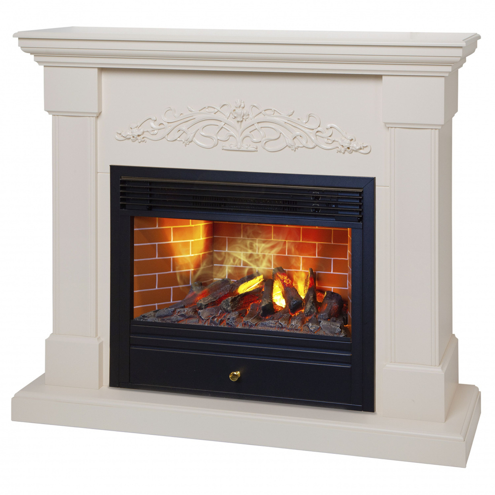 Электрокамин RealFlame Ofelia 26 BG орхидея с очагом Novara 26