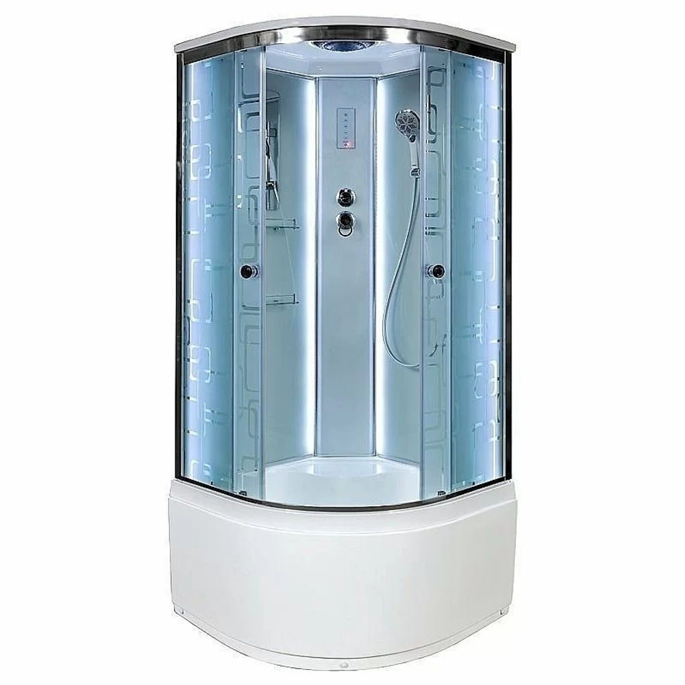 Душевая кабина DTO ЕМ4590 LED 90х90