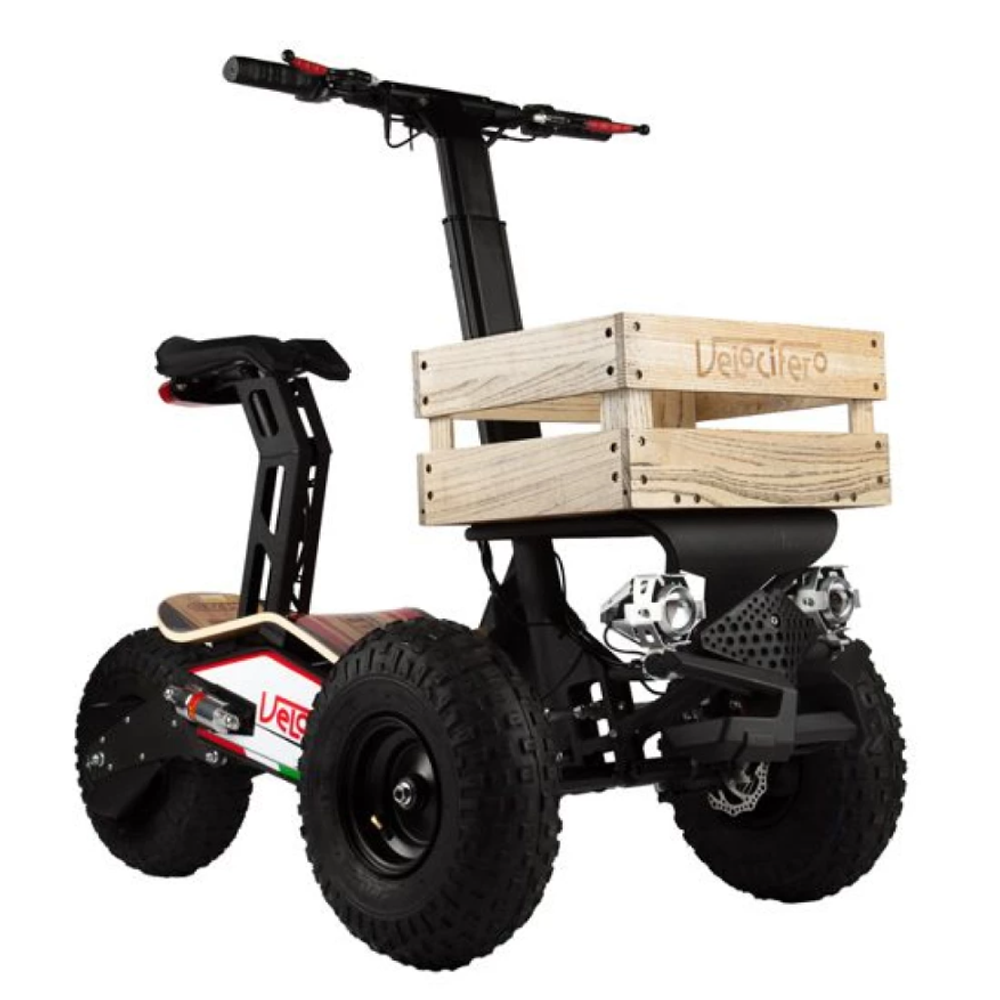 Электросамокат Velocifero MAD TRUCK CE 2000W (Yellow) с сиденьем