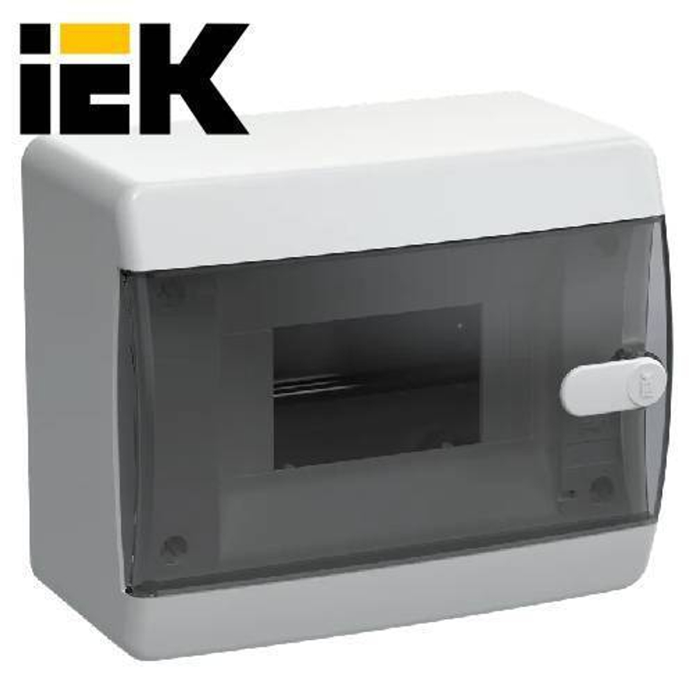UNION Compact Корпус пластиковый ЩРН-П-6 IP41 прозрачная дверь IEK