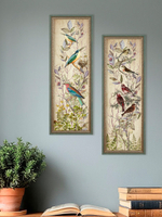 Картины на стену для интерьера в раме набор 2 шт 19*51 см