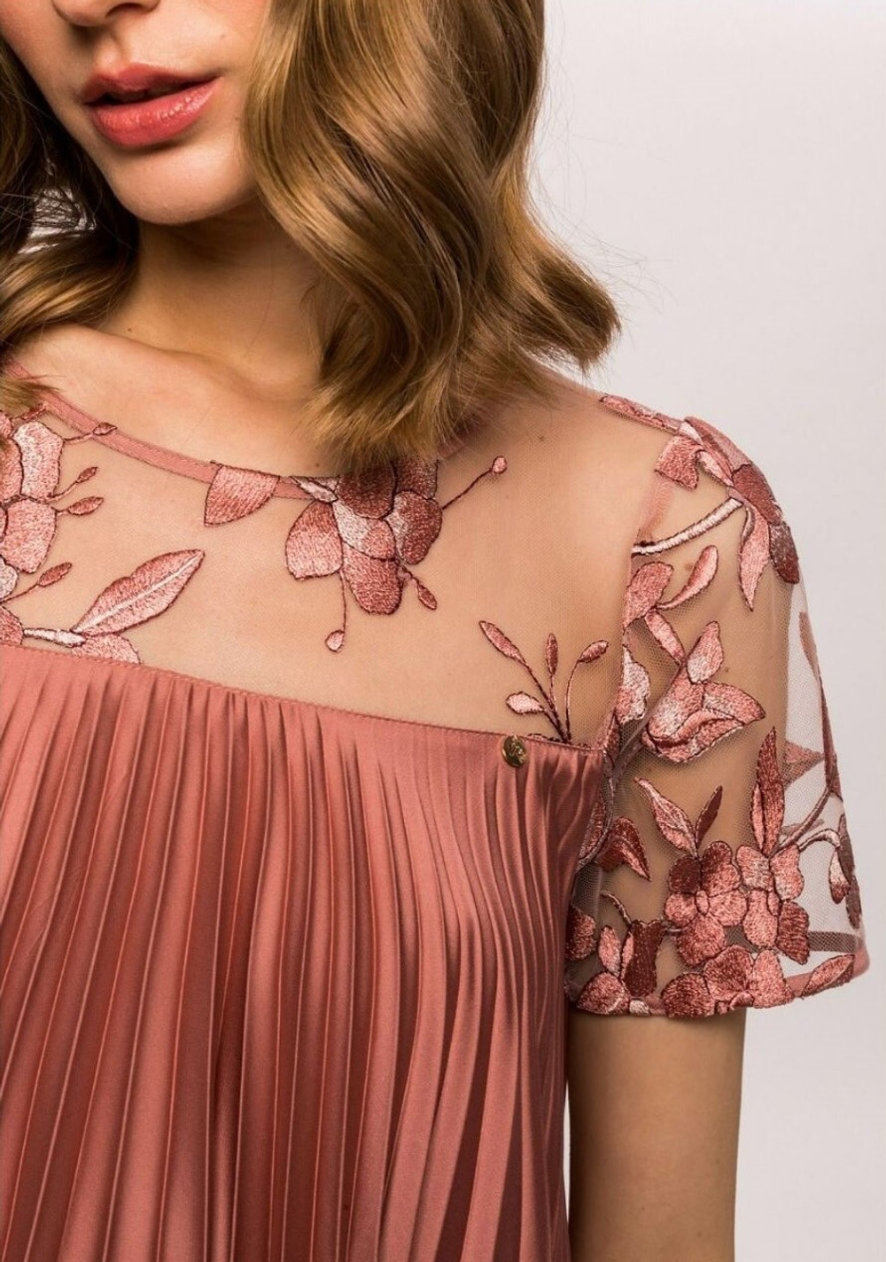 Платье гофре