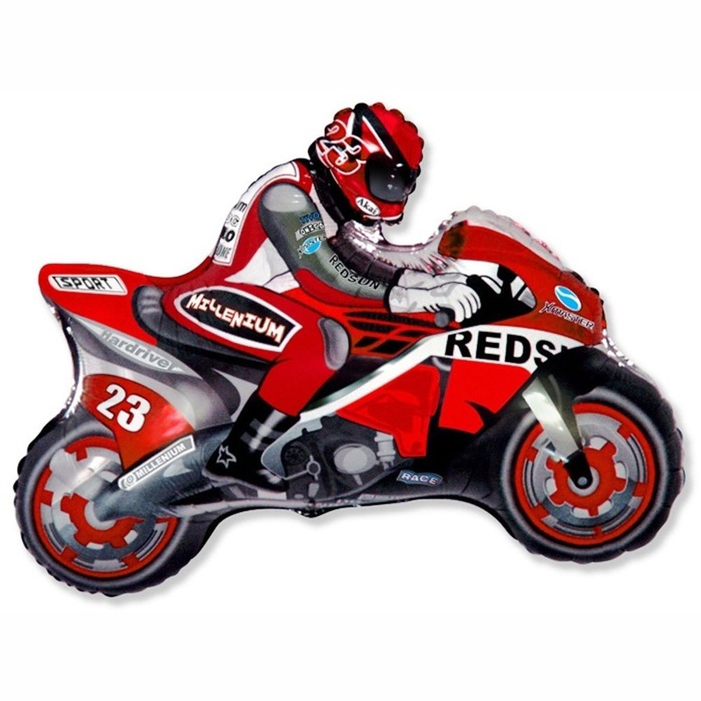Мини Фигура Flexmetal Мотоцикл, красный #902663R