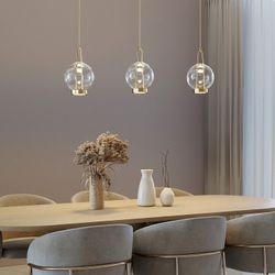 Подвесной светильник Eurosvet Frasco 50267/1 LED латунь