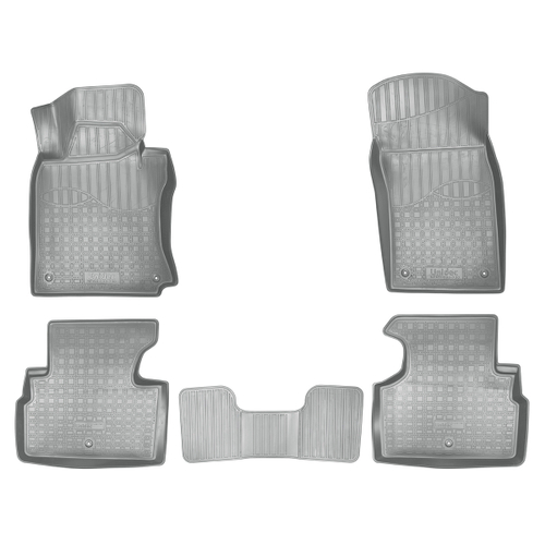 Ковры в салон Norplast/Unidec для Infiniti Q50 в кузове V37 (2013-)Полиуретан,Серый, арт.NPA11-C33-730-G