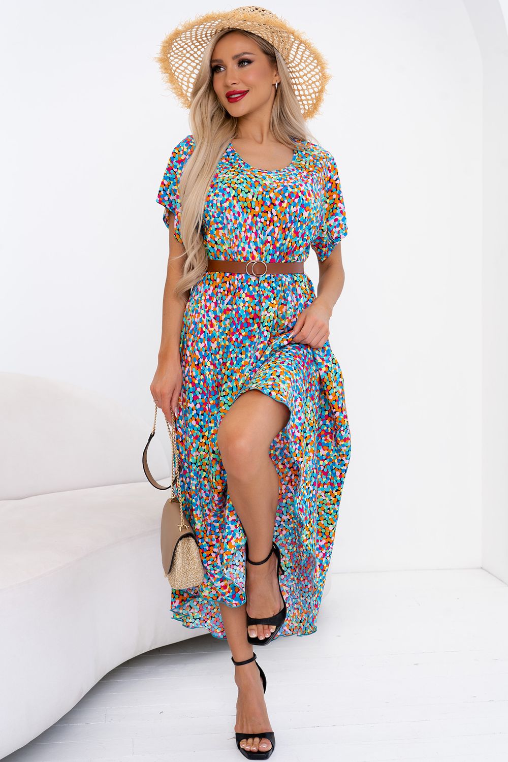 Платье Рада (мозаика) Р11-1166/4 Nikol (Акция)