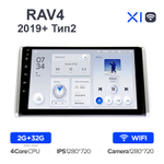 Teyes X1 10,2"для Toyota RAV4 2019+ (Тип 2)
