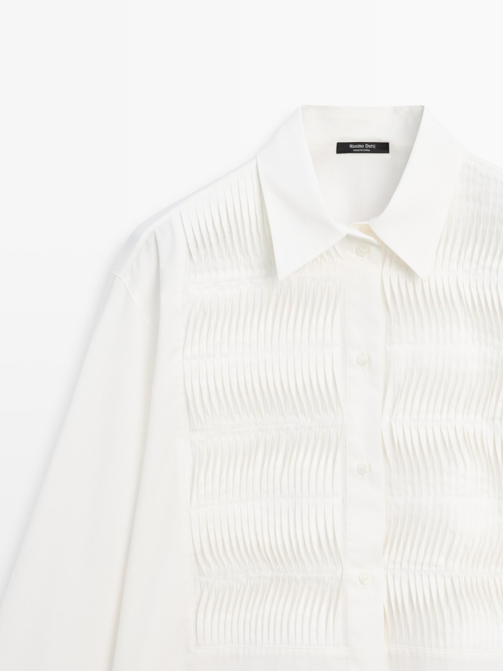 Massimo Dutti Рубашка из 100% хлопка, белый